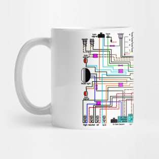 Motorbike Wiring Diagram Mug